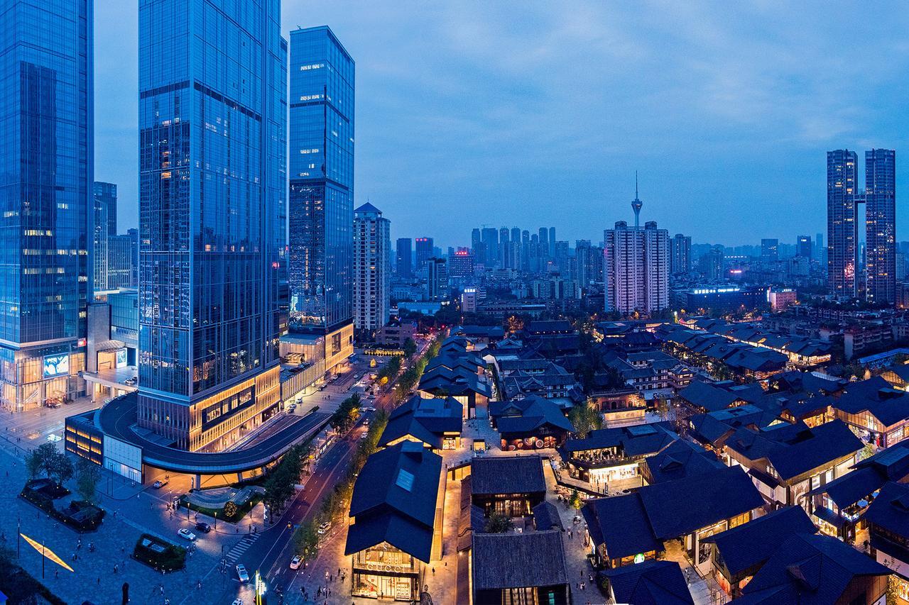 Chengdu Cloud Service Apartment Chunxi Taikoo Branch Esterno foto