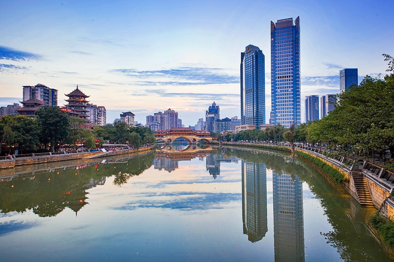 Chengdu Cloud Service Apartment Chunxi Taikoo Branch Esterno foto