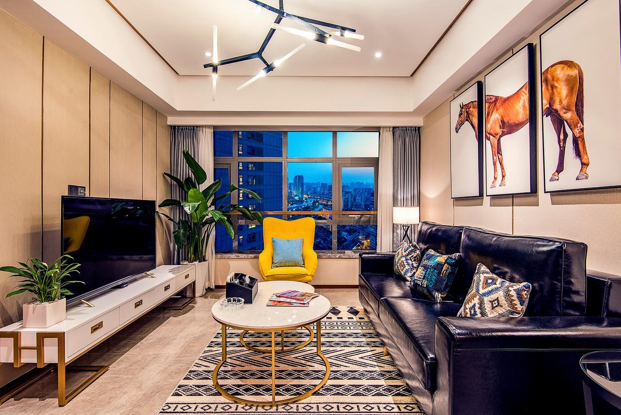 Chengdu Cloud Service Apartment Chunxi Taikoo Branch Esterno foto