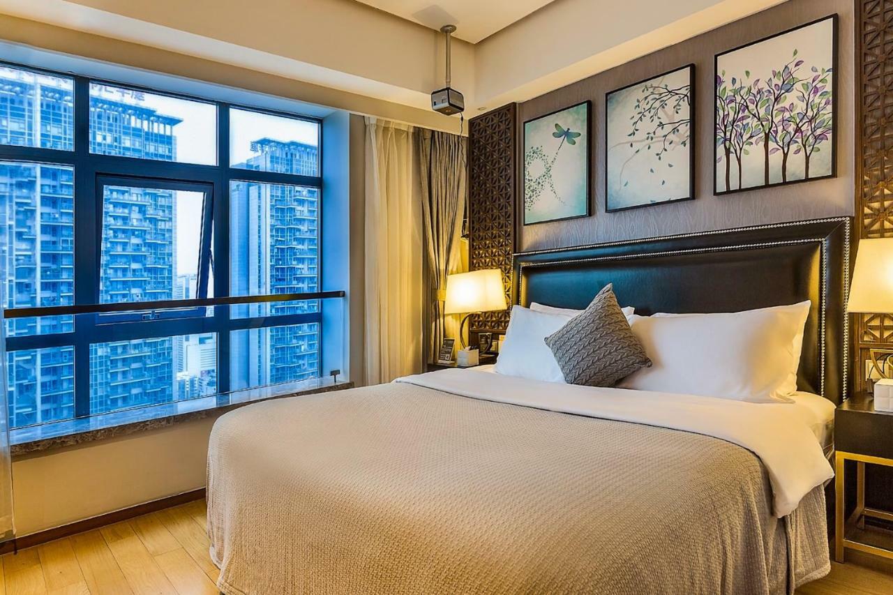Chengdu Cloud Service Apartment Chunxi Taikoo Branch Esterno foto