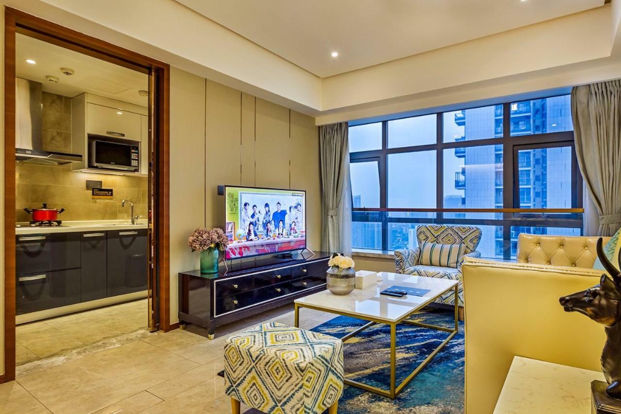 Chengdu Cloud Service Apartment Chunxi Taikoo Branch Esterno foto